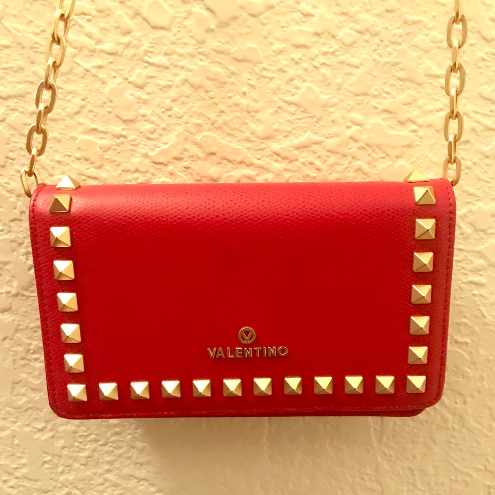 Authentic Red studded Valentino purse****